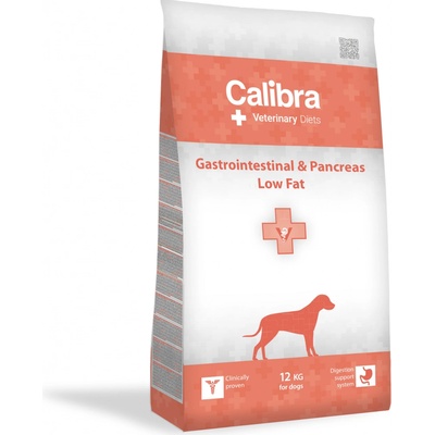Calibra Veterinary Diet Dog Gastrointestinal & Pancreas Low Fat 12 kg