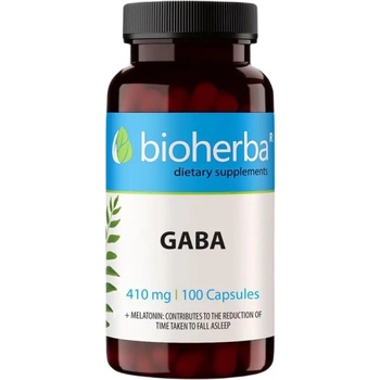 Image 1 of Bioherba GABA 410 mg | + Melatonin 1 mg [100 капсули]
