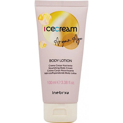 Inebrya Ice Cream Argan Age výživné tělové mléko s arganovým olejem 100 ml