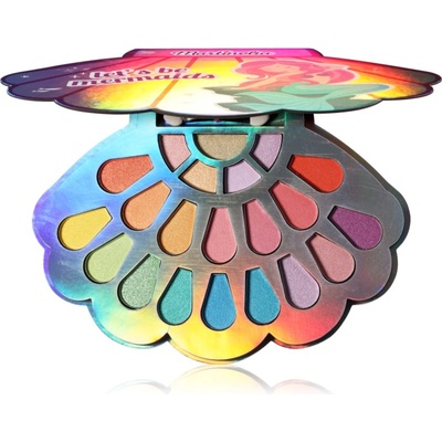 Aquarius Cosmetic Let´s be Mermaid Eyeshadow Palette палитра от сенки за очи с апликатор за деца