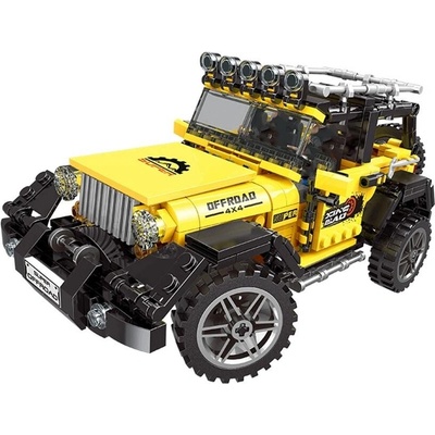 Xingbao Žltý Jeep Wrangler 610 dielikov