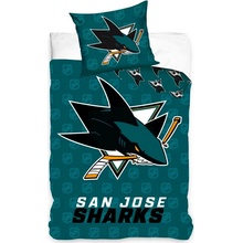 Official Merchandise NHL Obliečky San Jose Sharks Shields 135x200 80x80