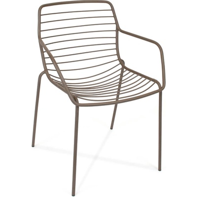Fischer Möbel Záhradná stolička CLARIS 5670BZ tmavý bronz, stohovateľná