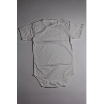 Image 1 of БЕЙБ ФЕШЪН ЕООД Бяло боди с къс ръкав, 74, 86