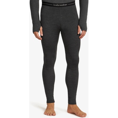 Icebreaker M ZoneKnit 200 Leggings - black/jet hthr/cb