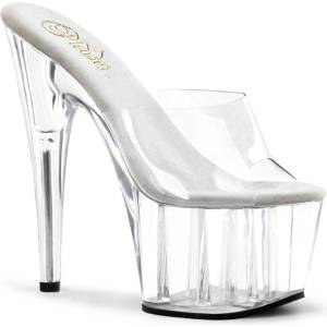 Pleaser USA Pleaser Adore-701 Clr/Clr 35