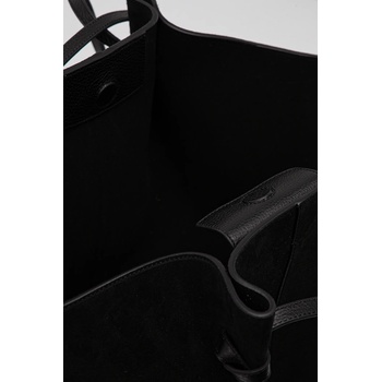 Yuzefi Велурена чанта Yuzefi LARGE MOCHI в черно YUZCO-HB-LM-S011 (YUZCO.HB.LM.S011)