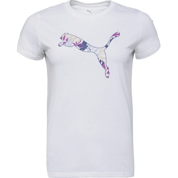 PUMA Graphics floral cat loo tee s