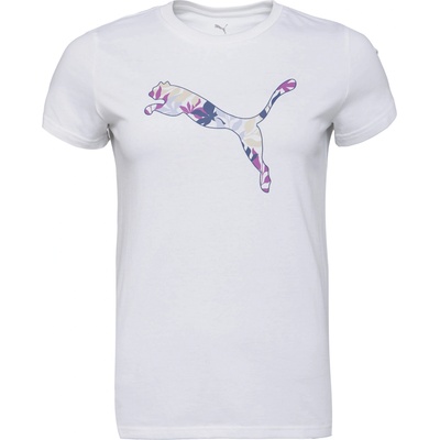 PUMA Graphics floral cat loo tee s