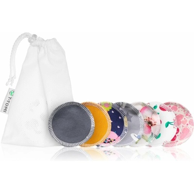 T-Tomi Make up Removal Pads Set Soft 1 Week Laundry Wash Bag 7 ks