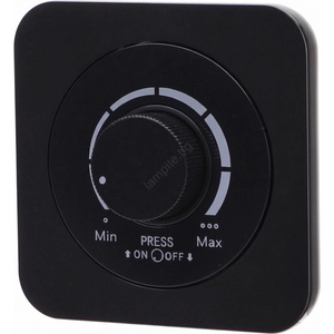 Aigostar - Димирач с рамка 250V/10A черен (AI2773G)
