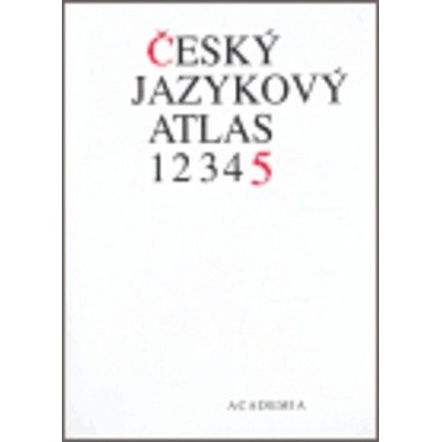 Český jazykový atlas 5.díl Jan Balhar