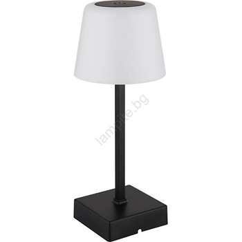 GLOBO 28061S - LED настолна лампа XAYDEN LED/2W/5V 800 mAh, черна, с док (GL8632)