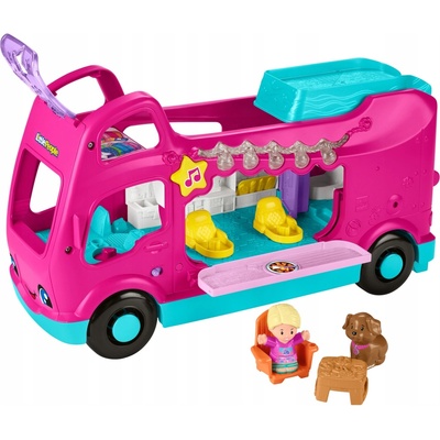 Fisher-Price Barbie LITTLE PEOPLE Obytný automobil so zvukom a svetlom