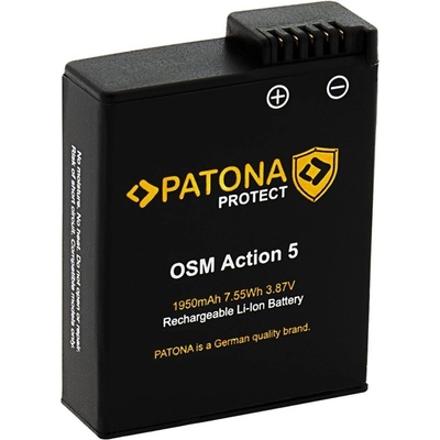 PATONA Aku DJI Osmo Action 3 /4 /5 1950mAh Li-Ion 3,87V BCX202 PROTECT
