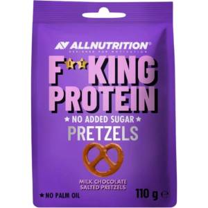 ALLNUTRITION Protein Pretzels - Milk Chocolate Salted [110 грама] Млечен шоколад