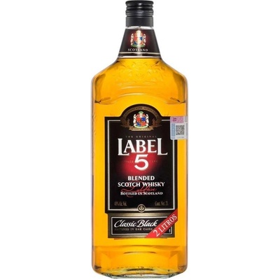 Label 5 40% 2 l (holá láhev)