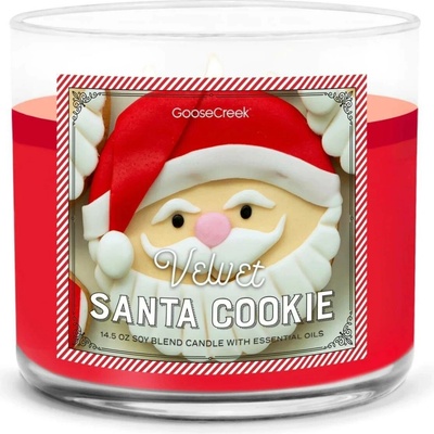 Goose Creek Candle Velvet Santa Cookie, 411 g