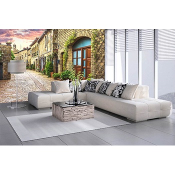 DIMEX ART s. r. o Самозалепваща се флизелинова фототапета улица, пълна с цветя 375 x 250 см