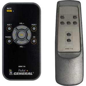 GENERAL Tube Audio Design ARM-71A, TAD-150 - дистанционно управление дубликат (ARM-71A, TAD-150) Дистанционно