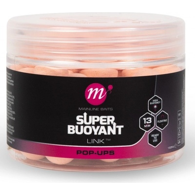 Mainline Plávajúce Boilies Super Buoyant Pop-Ups Link 150ml 13mm Pink