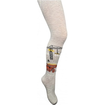 detské pančuchy chlapec sivé žeriav