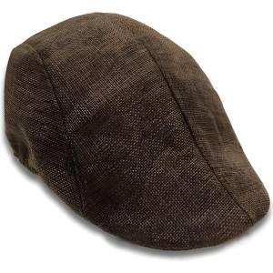 HARAHU Мъжка беретка sc-16105 - Кафява kp16105
