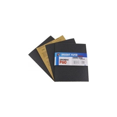 Brusný papier 230x280mm P60 10ksWaterproof