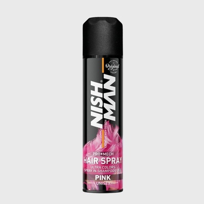 Nish Man Pro Mech Hair Spray Pink růžový 150 ml