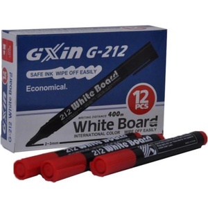  Маркер за бяла дъска gxin 212/213 червен