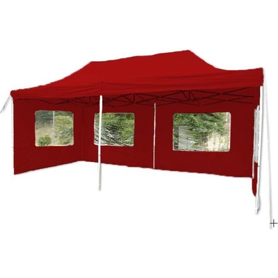 Garthen PROFI 9484 Zahradní párty stan 3 x 6 nůžkový červený