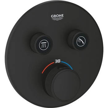 GROHE Термостат за вграждане, 29507KF0 Grohtherm SmartControl, Grohe, за вана/душ, платинено черен (29507KF0)