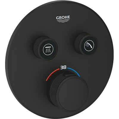 GROHE Термостат за вграждане, 29507KF0 Grohtherm SmartControl, Grohe, за вана/душ, платинено черен (29507KF0)