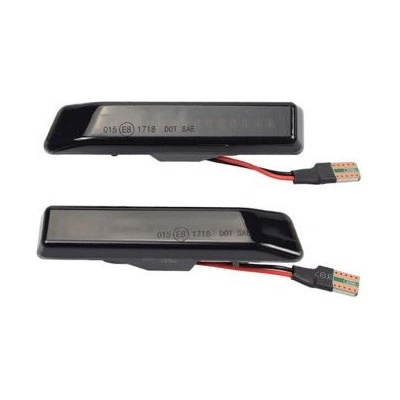 Диодни мигачи за калник за bmw e36(1996-1999) / x5 e53 - опушени с бягащ мигач