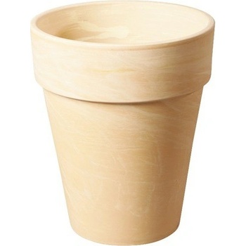 Nohel Garden květináč IRIS keramický béžový melír velký 38x46 cm