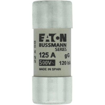 Pojistka válcová EATON 22X58 125A gG 400V PV22 C22G125