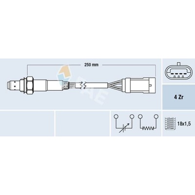 Lambda sonda FAE 77151