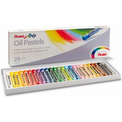 Pentel Pentel Olejové pastely 25 barev – Zboží Mobilmania