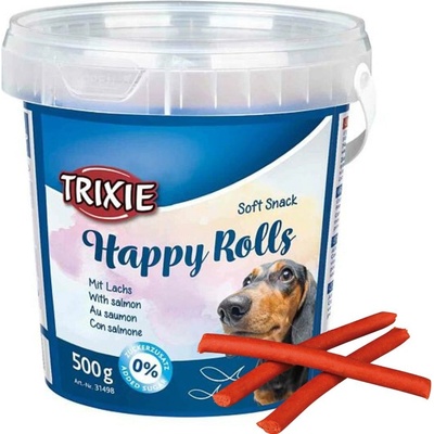 Trixie Soft Snack Happy Rolls tyčinky s lososom 500 g
