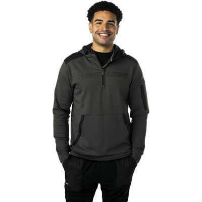 Bauer Puffer 1/2 Zip Hoodie Black