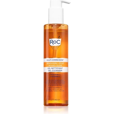 RoC Multi Correxion Revive + Glow ревитализиращ почистващ гел 177ml