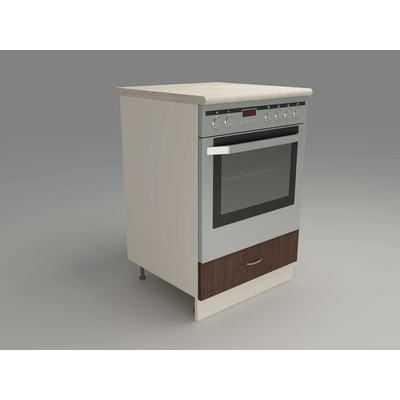 DST Кухненски модул MK-49 dst, 900/600/600-570, бежово и венге