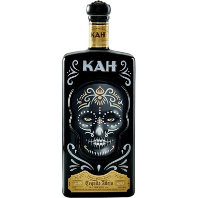 KAH Tequila Añejo Square 40% 0,7 l (čistá fľaša)