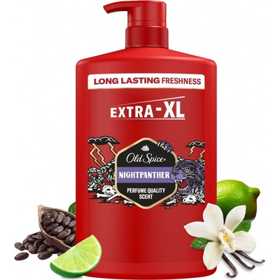 Old Spice NightPanther sprchový gel pro muže NightPanther 1000 ml – Zboží Mobilmania