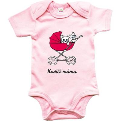 Hobbytriko Body dětské Kočičí kočárek Světle růžová Powder Pink
