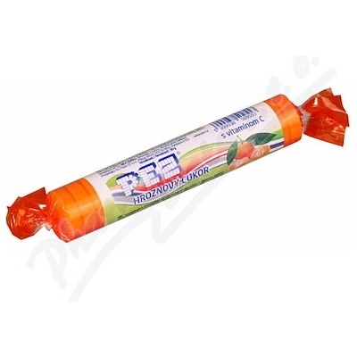PEZ Hroznový cukr mandarinka s vitamínem C 39 g