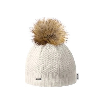 Kama Knitted merino beanie A166 off white 101 bílá