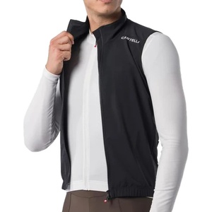 Castelli Мъжки елек за колоездене Castelli Espresso 2 Vest Cycling vest - Black / White - размер XL (054-0354-0414)