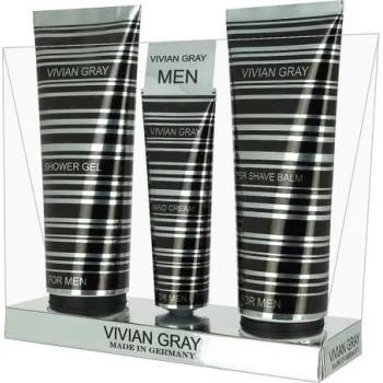 VIVIAN GRAY комплект душ гел 100ml + афтършейв балсам 100ml + крем за ръце 30ml за мъже