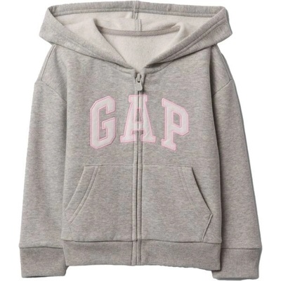 GAP V- FRCH Logo dívčí mikina s logem šedá